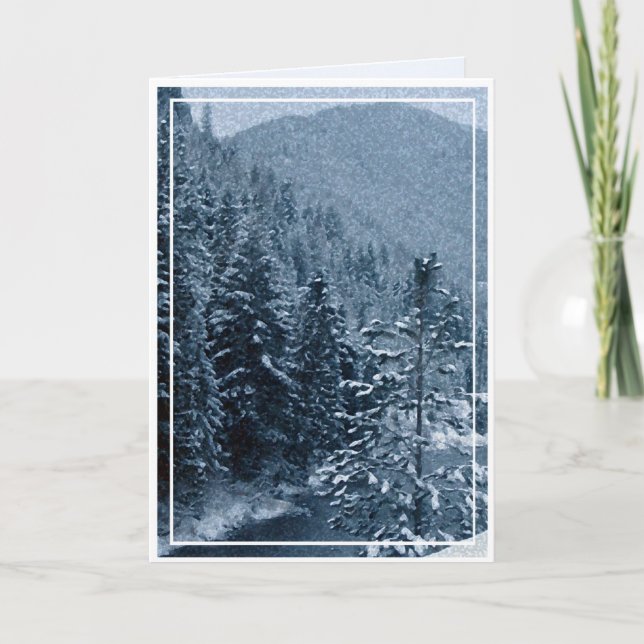 Jul, nyår, Helgdag - blank Helgkort (Framsida)