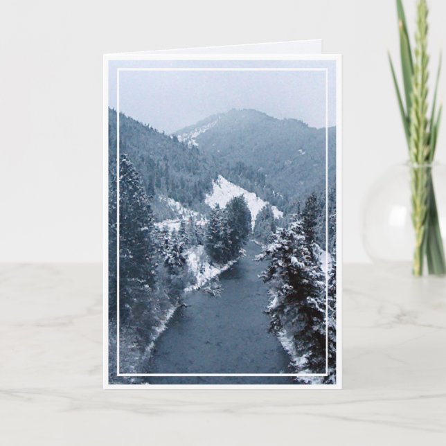 Jul, nyår, Helgdag - blank Helgkort (Framsida)