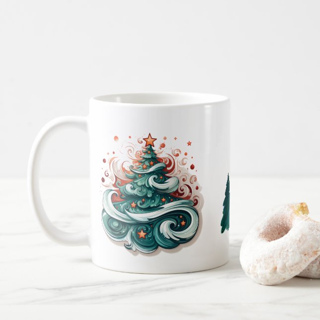 Jul, Nyår, Klassisk mugg, 0,33 l Kaffemugg (Med munk)