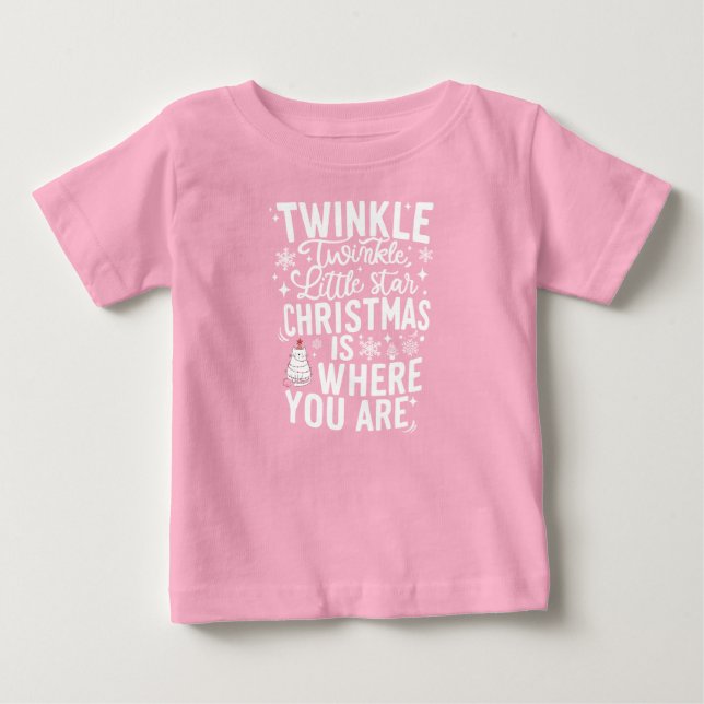 Jul Nyår Toddlerskjorta | Barnpresent T Shirt (Framsida)