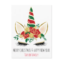 Jul - Nyår Vinter Unicorn