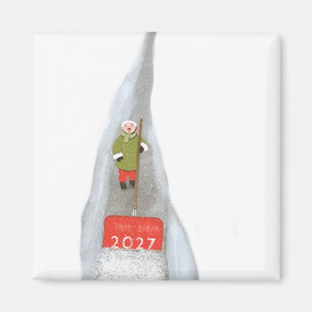 Jul Nyårsdagen Magnet (Framsidan)