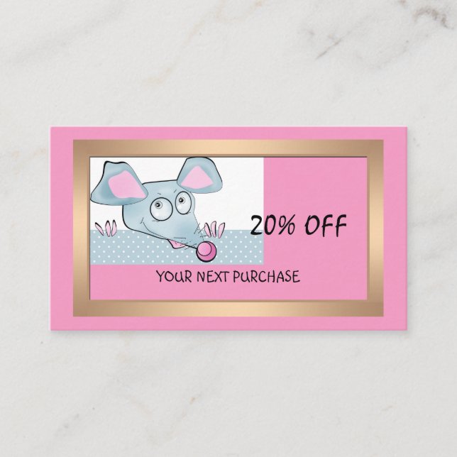 Jul, nytt år, råtta visitkort (Framsida)