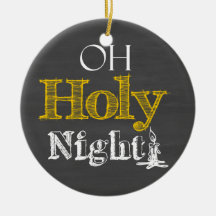 Jul O Heliga Nattskartong Ornament