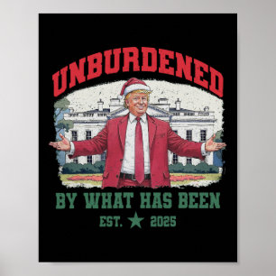 Jul obesvärd av vad som har varit Trump Retro Poster