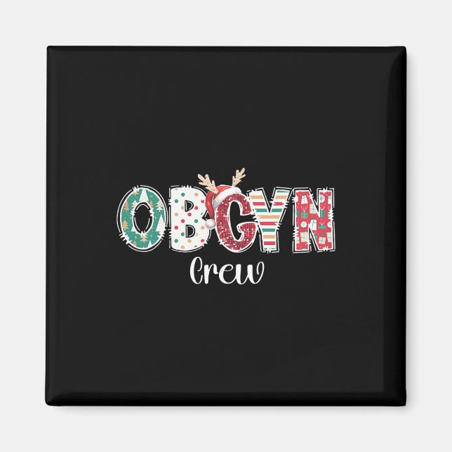 Jul Obgyn Crew Obstetrics Ob Gyn Group Team Magnet (Framsidan)