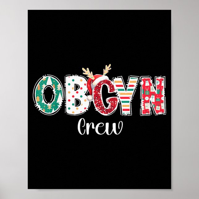Jul Obstetrik Crew Förlossning Ob Gyn Grupp Team  Poster (Framsidan)