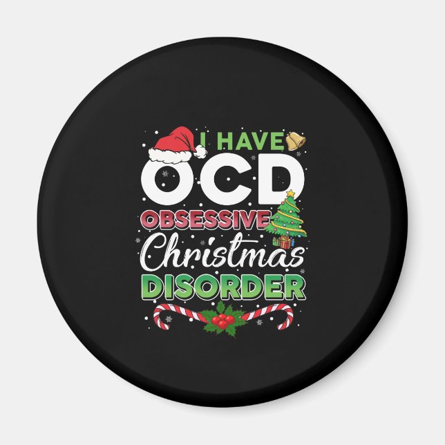 Jul-OCD-besatthet julsjukan Magnet (Framsidan)