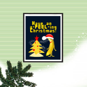 Jul och banan poster