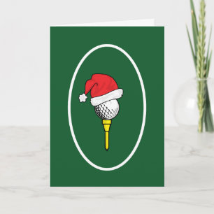 Jul- och Golf Spirit-gratulationskort Helgkort