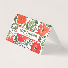 Jul- och handmålat mappkort kort