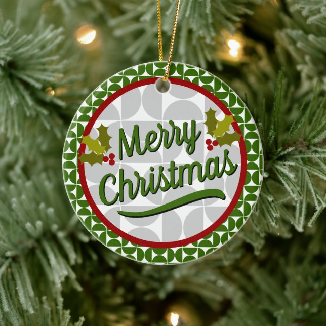 Jul och Hanukkah Julgransprydnad Keramik (Träd)