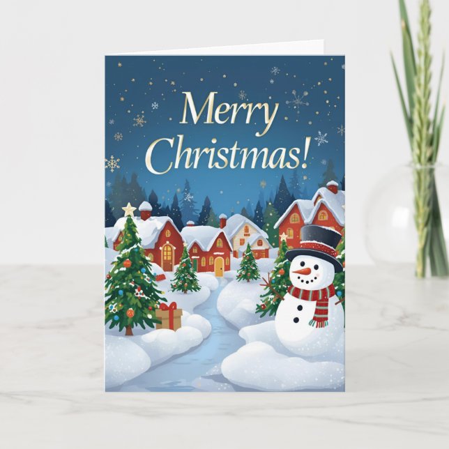 Jul- och högtidskort med festlig design kort (Framsida)
