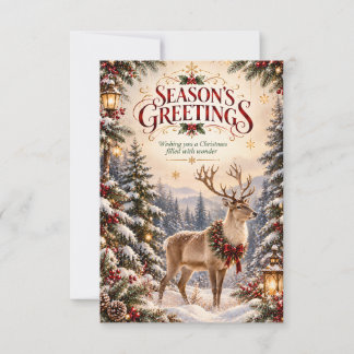 Jul- och hösthälsningar. tack kort