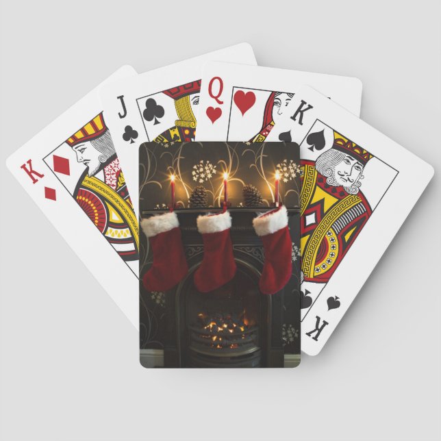 Jul- och julklappar casinokort (Baksidan)