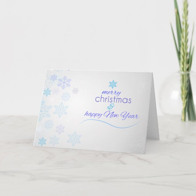 Jul och julkort för nytt år helgkort (Framsida)