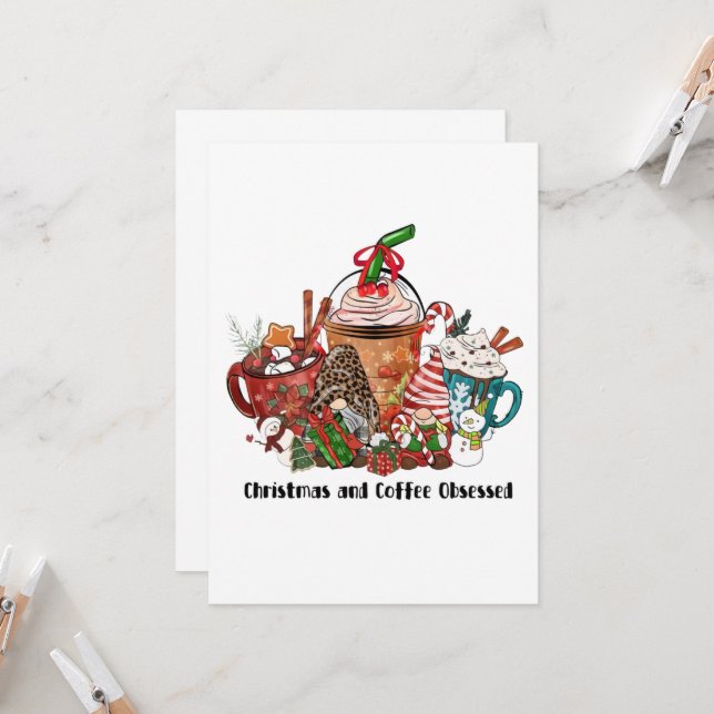 Jul- och kaffebesatthet inbjudningar (Fram/Back In Situ)