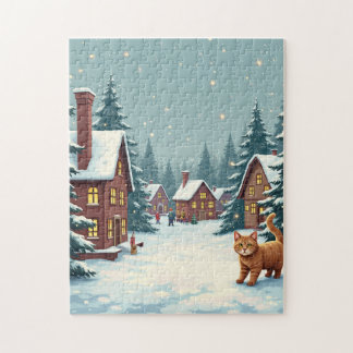 Jul och Kat Puzzle Pussel