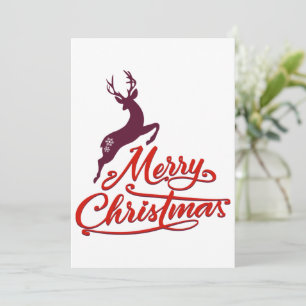 Jul och nyår grafisk design, vilda djur julkort