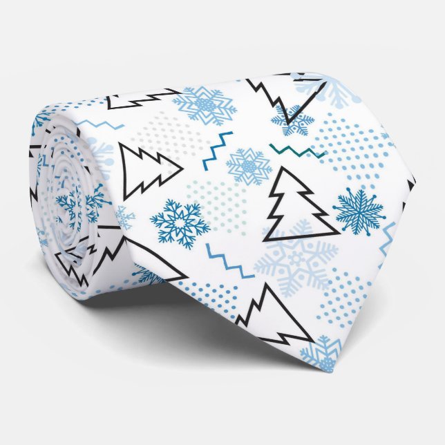 Jul- och nyårsdesign, kracktid slips (Rullad)