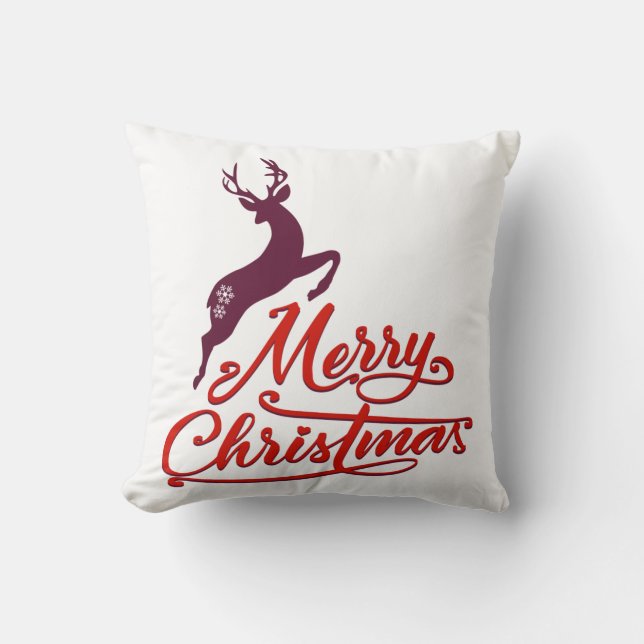 Jul- och nyårsgrafiklösning, Vild djur Kudde (Framsida)