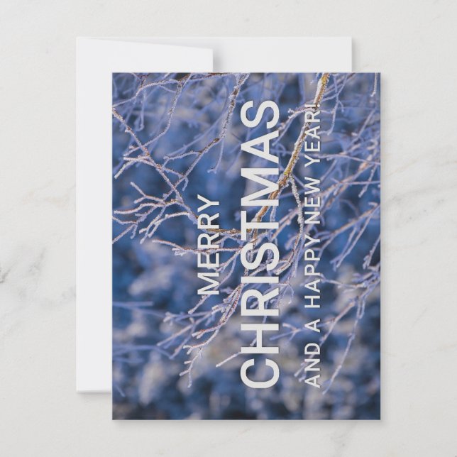 Jul- och nyårshälsningar kort (Framsida)