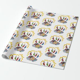 Jul- och nyårsmöss med magasin och län presentpapper