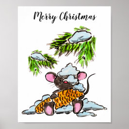 Jul- och nyårsmus med kon poster