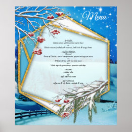 Jul och nytt år 2024 poster