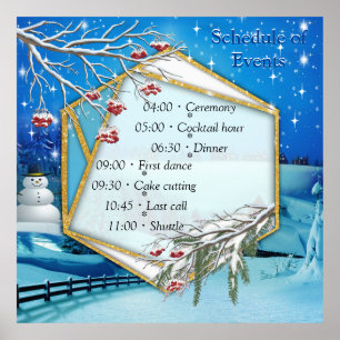 Jul och nytt år 2024 poster