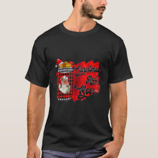 Jul och öl tomtehatt t shirt