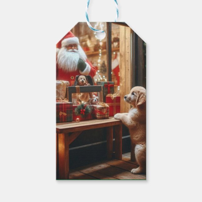 Jul och Önskemål Presentetikett (Framsidan)