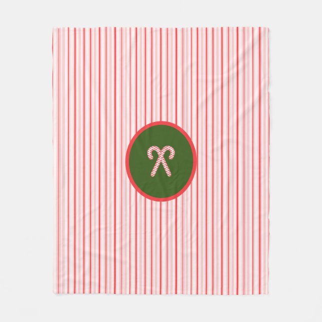 Jul- och pepparmyntfilt fleecefilt (Framsidan)