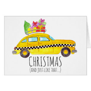 Jul... och precis som New York Taxi Cab. Hälsningskort