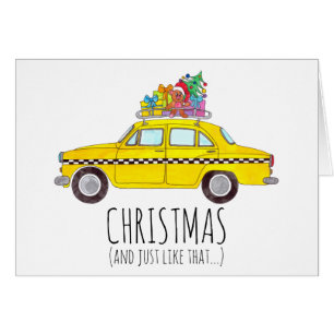 Jul... och precis som New York Taxi Cab. Hälsningskort