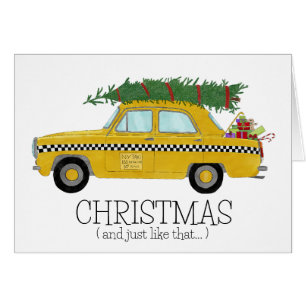 Jul... och precis som New York Taxi Cab. Hälsningskort