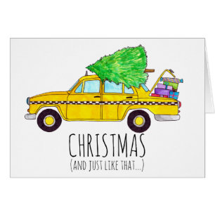 Jul... och precis som New York Taxi Cab. Hälsningskort