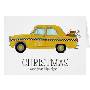 Jul... och precis som New York Taxi Cab. Hälsningskort