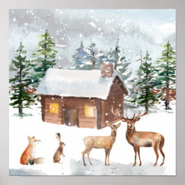 Jul- och skogsdjur, loghytt poster