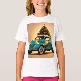 jul och vintage bil t shirt