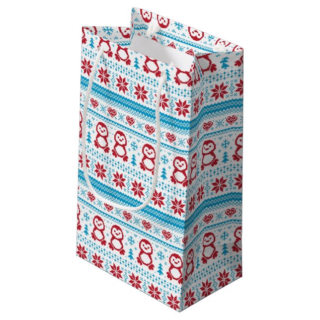 Jul och vinter stuckit mönster (Baksidan Vinklad)