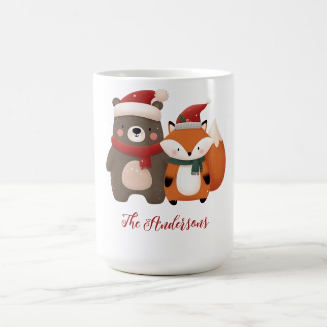 Jul- och vinterkur och kugghjul kaffemugg (Center)