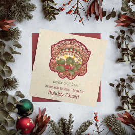 Jul- och Yule Blessings-inbjudan till Helgdag Inbjudningar
