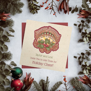 Jul- och Yule Blessings-inbjudan till Helgdag Inbjudningar