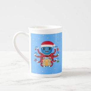 Jul Octopus China Mugg Benporslin Mugg