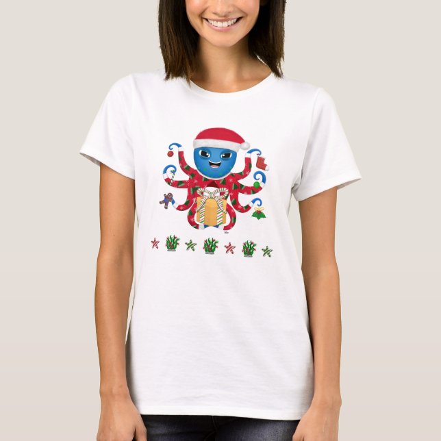 Jul Octopus T Shirt (Framsida)