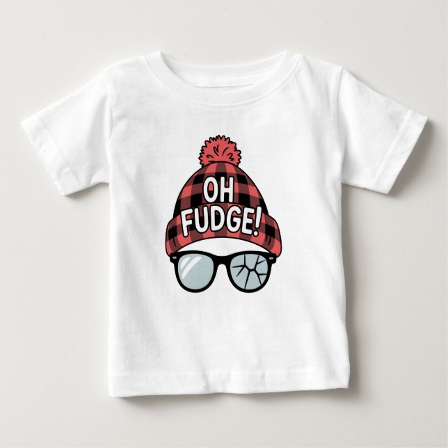 Jul Oh Fudge Julafton Vacation Funny Helgdag T Shirt (Framsida)