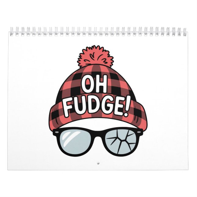 Jul Oh Fudge Xmas Semester Rolig Högtid  Kalender (Omslag)