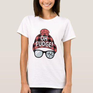 Jul Oh Fudge Xmas Semester Roligt Högtid T Shirt