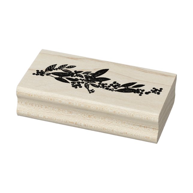 Jul om botaniska Elegance Stämpel (Stämpel)